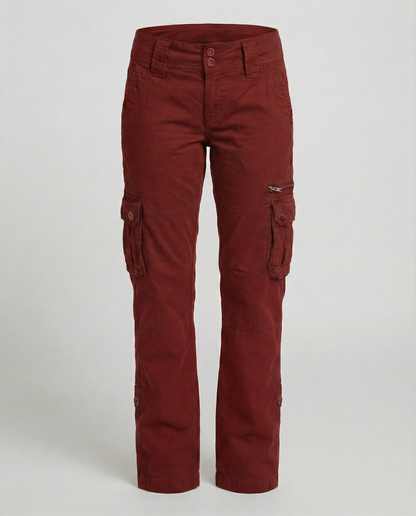 Damen Wanderhose Cargostil Mehrere Taschen