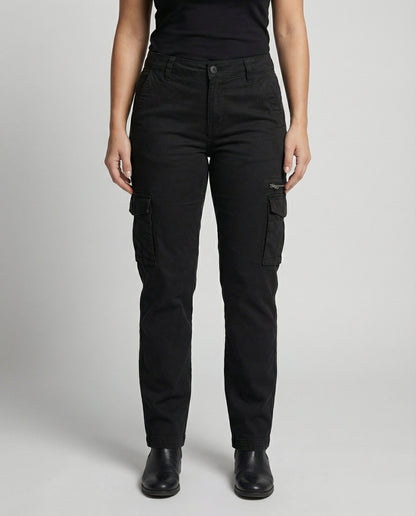 Damen Cargohose Mit Taschen Bequem