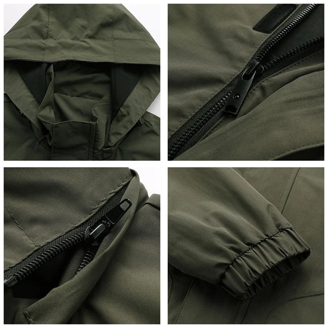 Parka-Jacke – wind- und wasserdichte Outdoor-Jacke mit Kapuze für Herren-Chaps Herrenmode