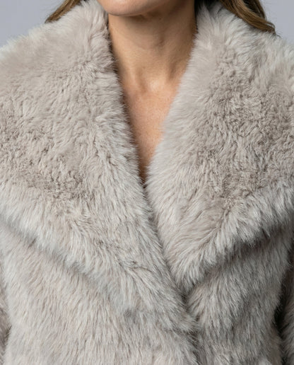 Damen Kunstpelzjacke Elegant wird zu: Damen Kunstpelz Jacke Elegant
