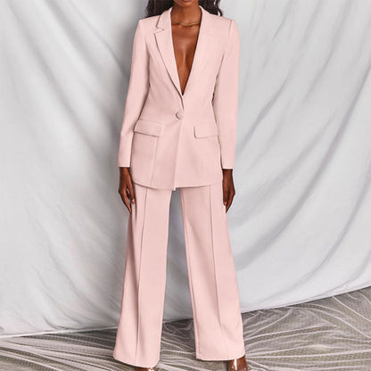 Eveloria Damen Blazer Hosenanzug