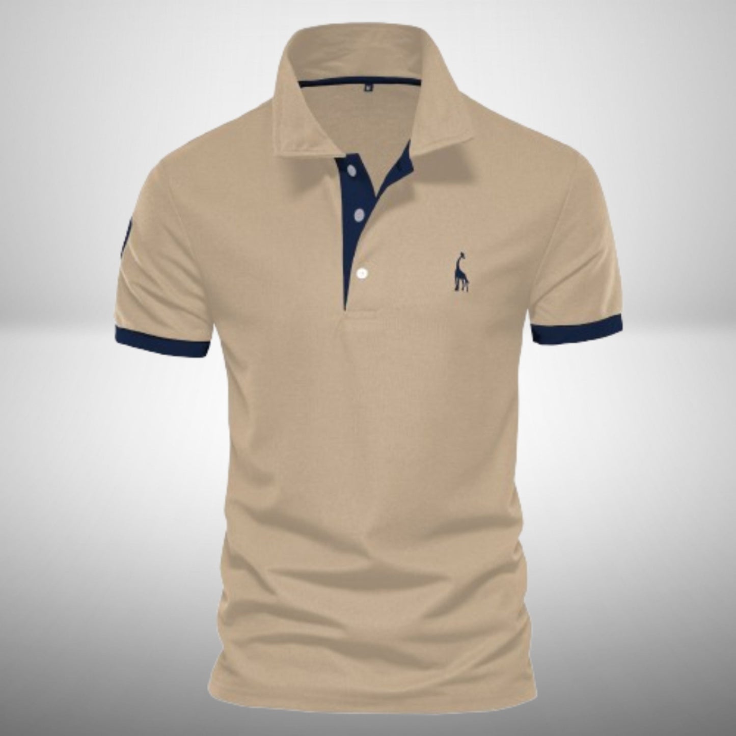 Herren Polo T-Shirt Atmungsaktiv mit Kragen und Knopfleiste - Eveloria