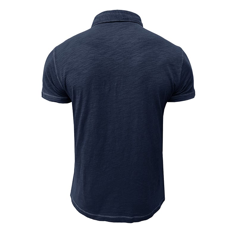 Polohemd – Halbe Knopfleiste – Kurze Ärmel – Polo-T-Shirt – Herren-T-Shirt-Chaps Herrenmode