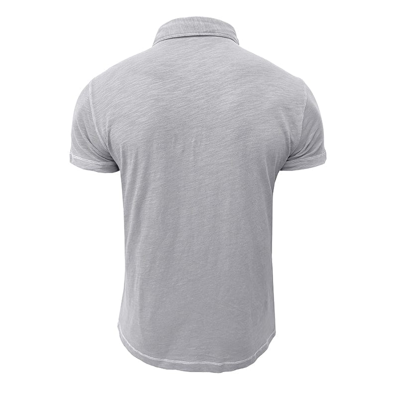 Polohemd – Halbe Knopfleiste – Kurze Ärmel – Polo-T-Shirt – Herren-T-Shirt-Chaps Herrenmode