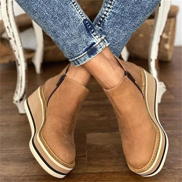 Damen Orthopädische Plattform Stiefeletten