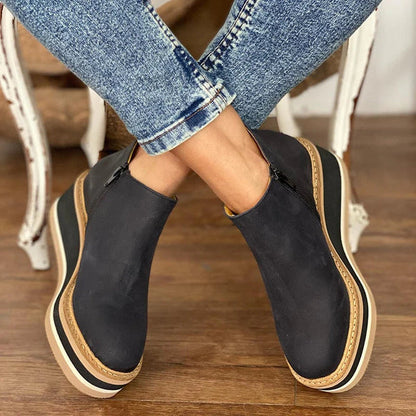 Damen Orthopädische Plattform Stiefeletten
