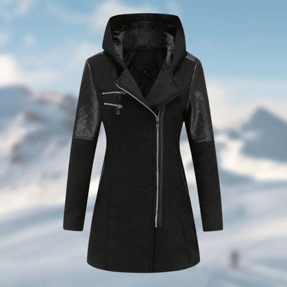 Eveloria Damen Wintermantel Lange Daunenjacke