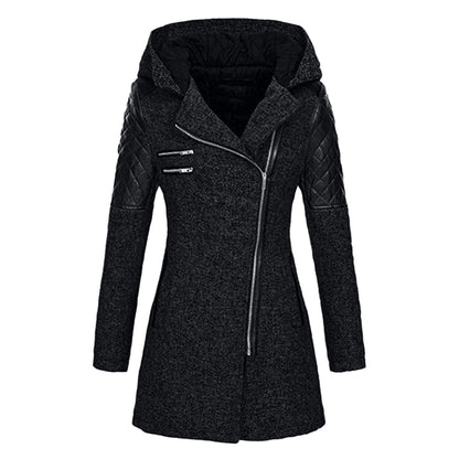 Eveloria Damen Wintermantel Lange Daunenjacke