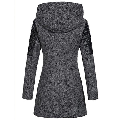 Eveloria Damen Wintermantel Lange Daunenjacke