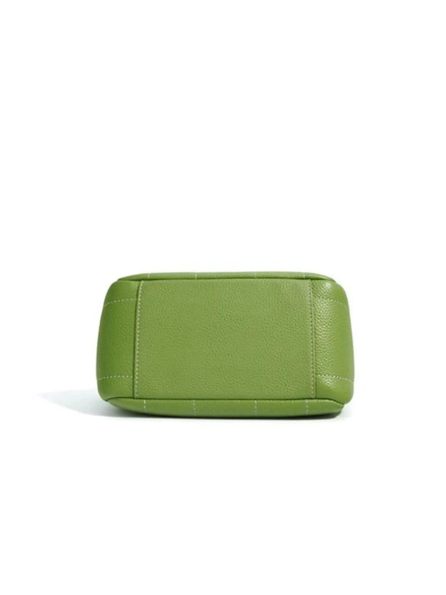 Grüne Leder-Tasche Minimalistisches Design Damen Handtasche
