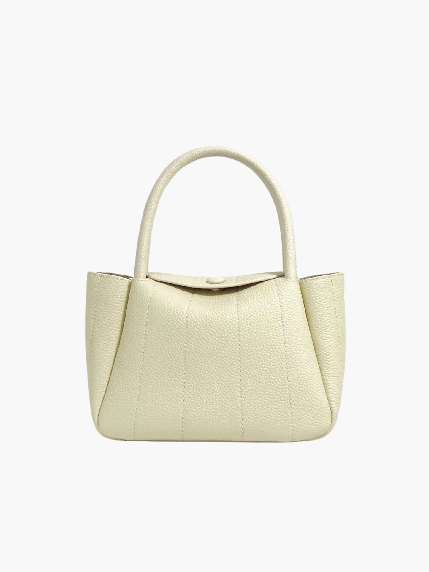 Grüne Leder-Tasche Minimalistisches Design Damen Handtasche