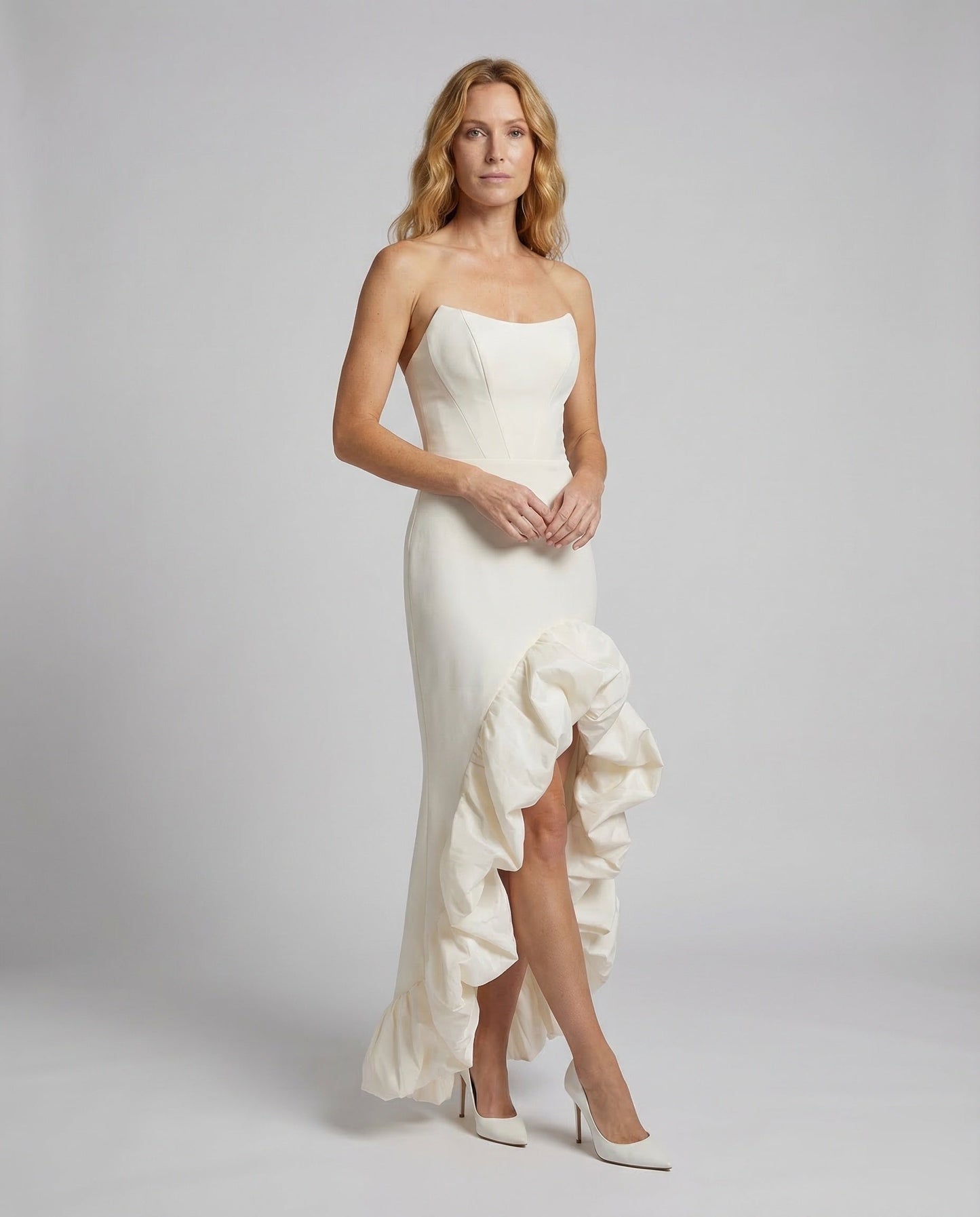 Damen Trägerloses Abendkleid Meerjungfrau-Design - Eveloria