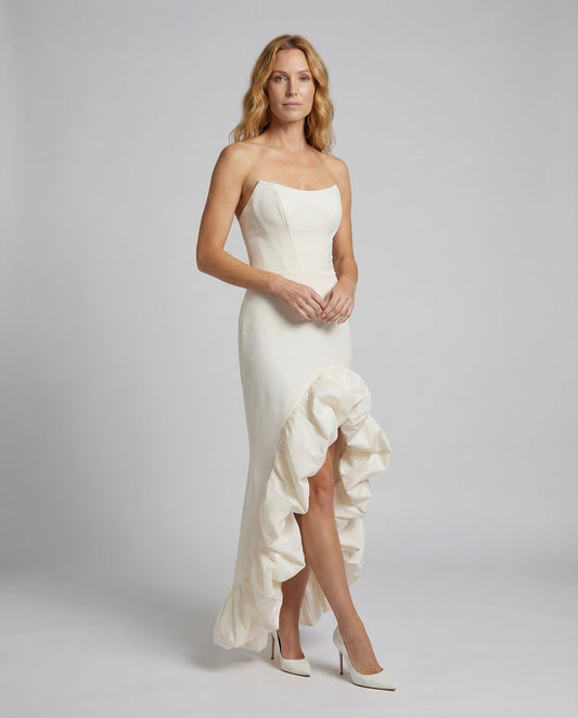 Damen Trägerloses Abendkleid Meerjungfrau-Design - Eveloria