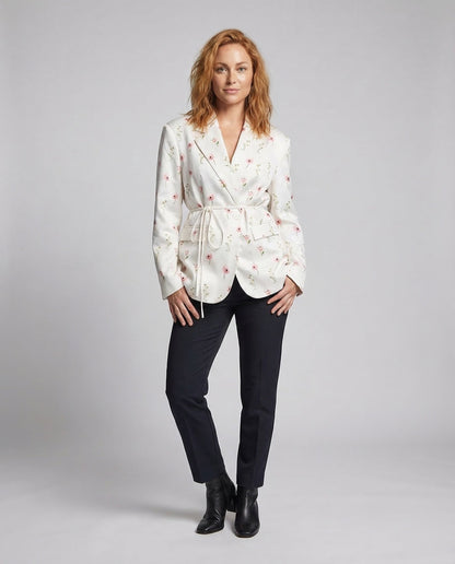 Damen Taillierter Blazer Elegant - Eveloria