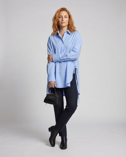 Damen Tunika Bluse Weit mit Musterdruck - Eveloria