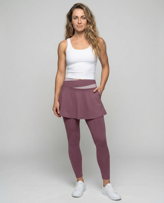 Damen Sportleggings mit Rock - Eveloria