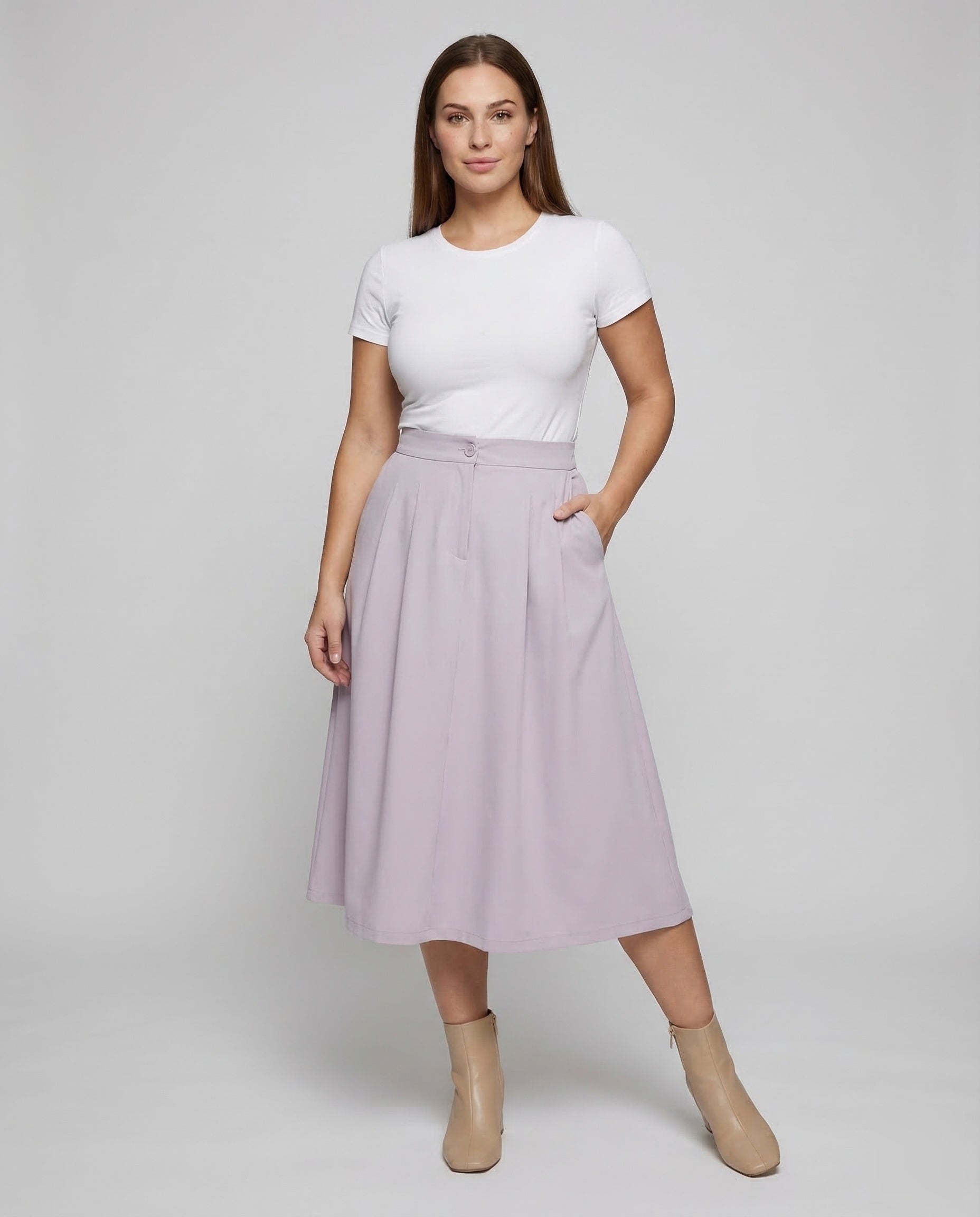 Damen Culotte Weit mit Taschen - Eveloria