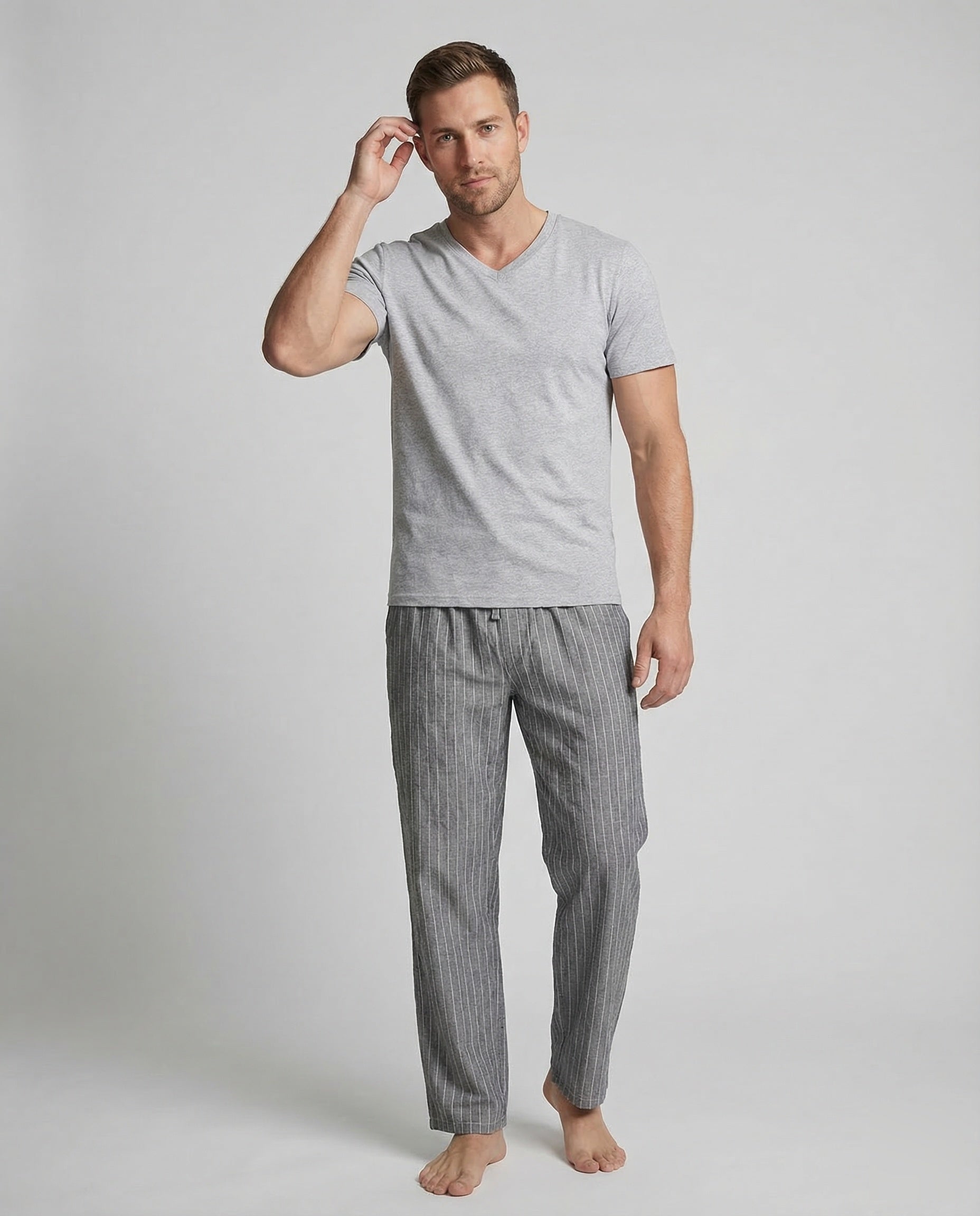 Damen Leinenhose Weitbein - Eveloria