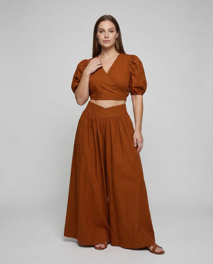 Damen Maxirock Zweiteiler Set - Eveloria