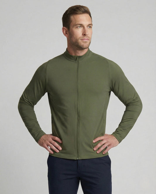 Herren Laufjacke Figurbetont Mit Stretch - Eveloria