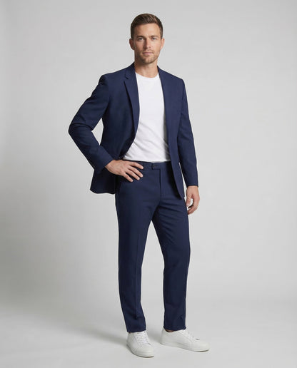 Herren Slimfit Businessanzug Einreiher - Eveloria