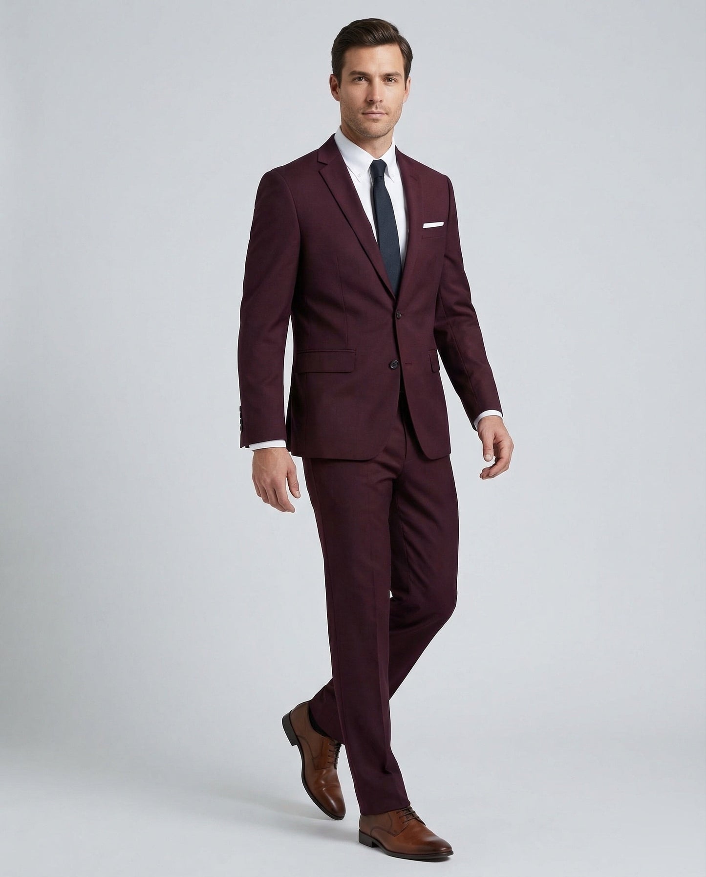 Herren Zweiteiler Anzug Konische Hose - Eveloria