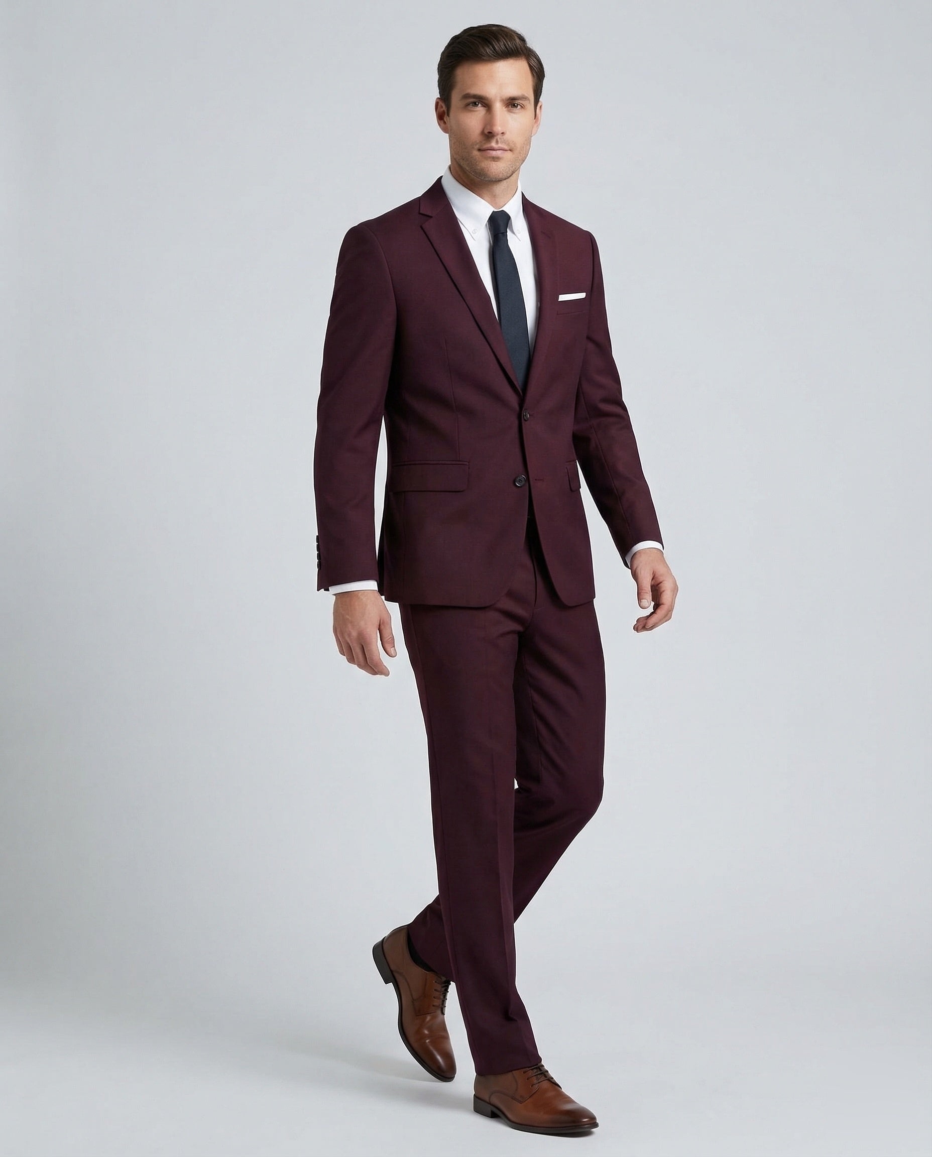 Herren Zweiteiler Anzug Konische Hose - Eveloria