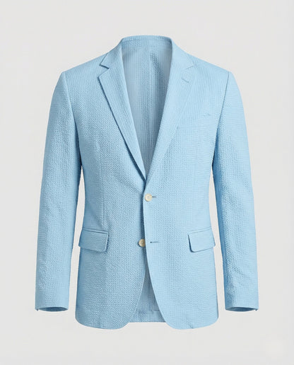 Herren Strukturblazer Tailliert - Eveloria
