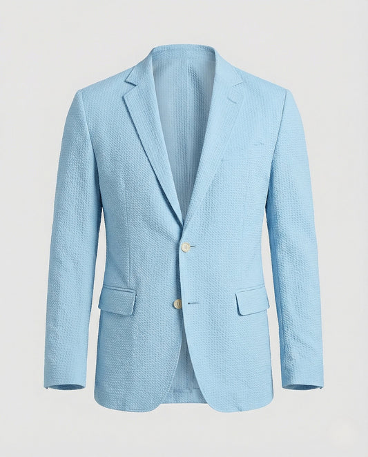 Herren Strukturblazer Tailliert - Eveloria