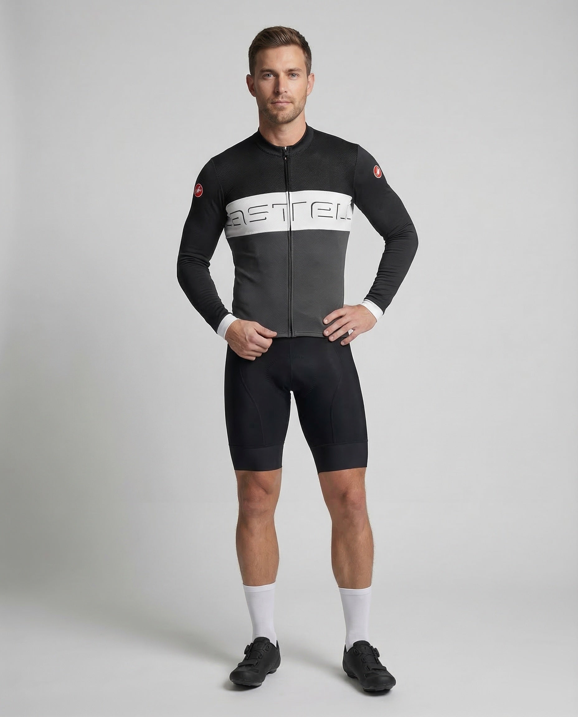 Gepolsterte Unisex Radhose Lang - Eveloria