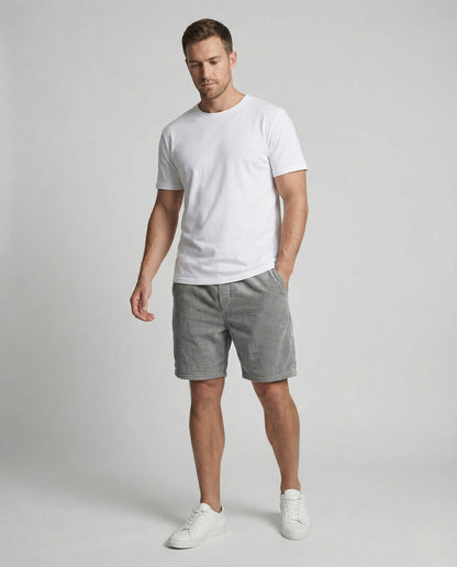 Herren Kordhose Bermudas Elastischer Bund - Eveloria