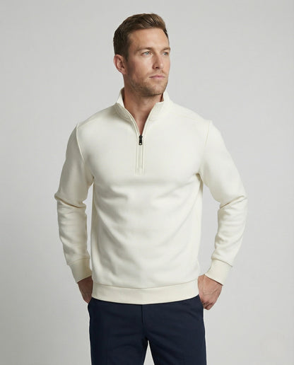 Herren Sweatshirt Stehkragen Reißverschluss - Eveloria