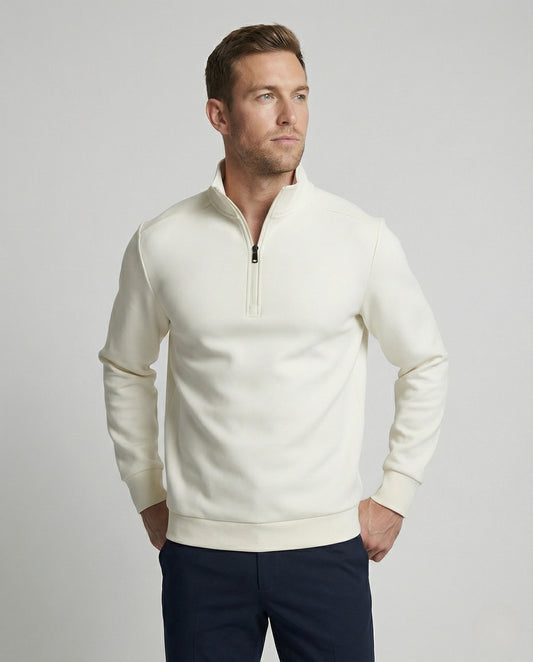 Herren Sweatshirt Stehkragen Reißverschluss - Eveloria