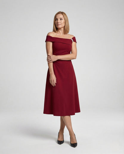 Damen Abendkleid Ein Schulter Meerjungfrau-Form - Eveloria