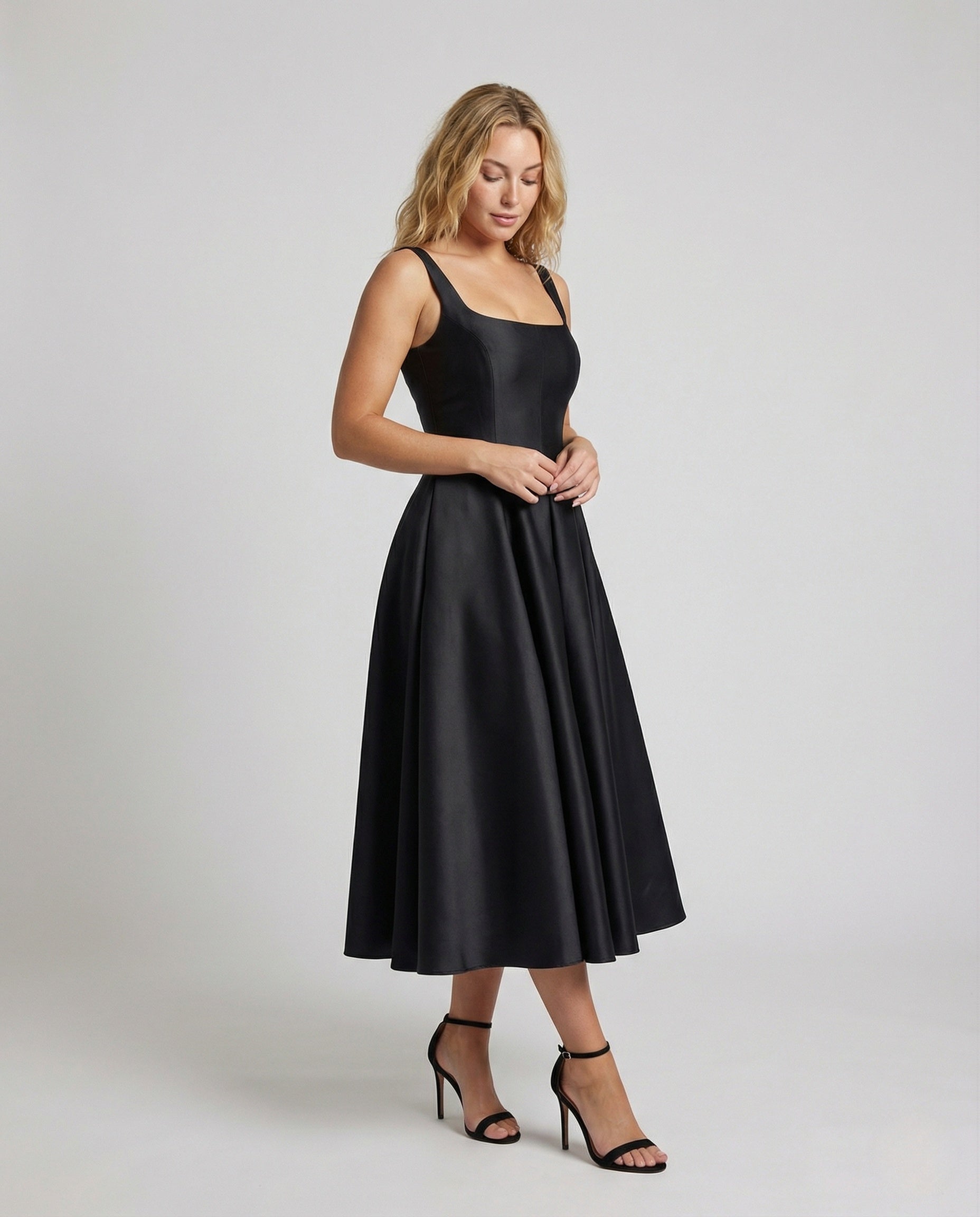 Damen Abendkleid Korsage Midirock - Eveloria