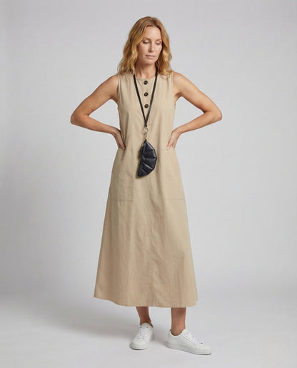 Damen Oversize Swingkleid mit Taschen - Eveloria