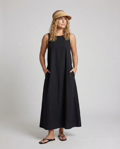 Damen A-Linie Kaftankleid Minimalistisch - Eveloria
