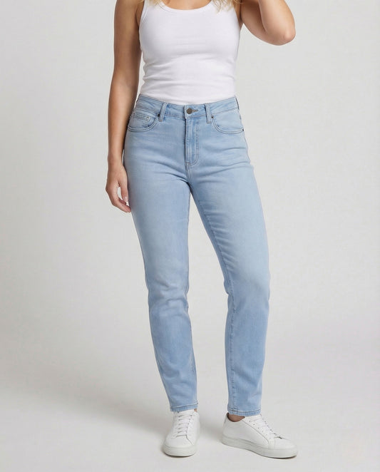 Damen High Waist Skinny-Jeans - Eveloria