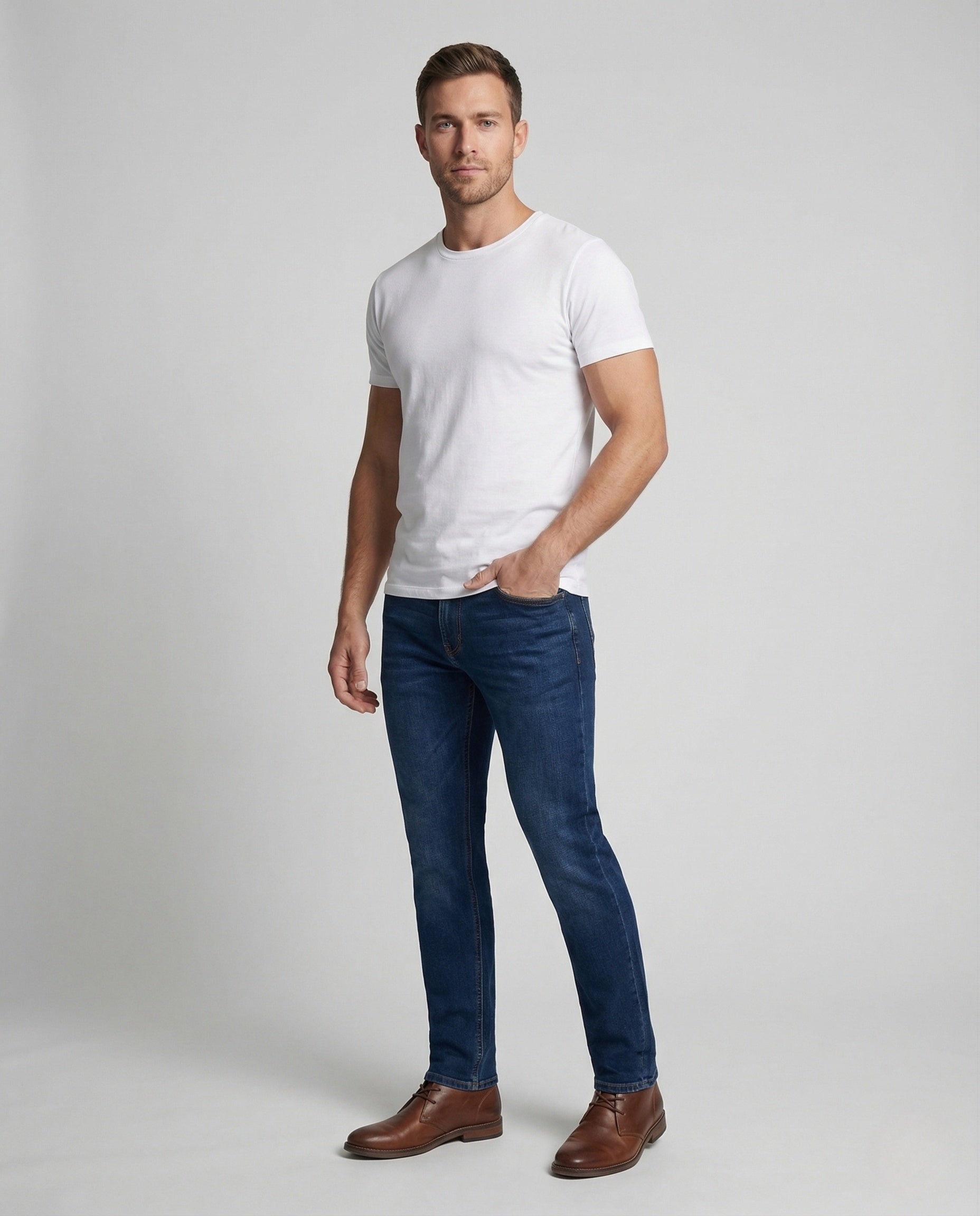 Herren Thermo Jeans Gerade - Eveloria