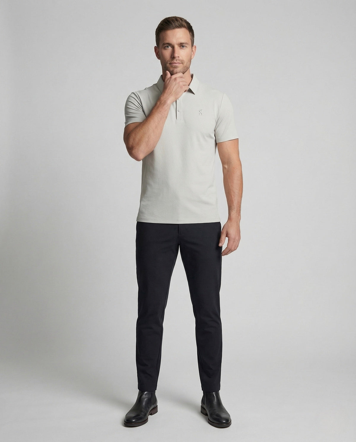 Herren Poloshirt Mikropiqué Druckknöpfe - Eveloria