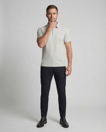Herren Poloshirt Mikropiqué Druckknöpfe - Eveloria