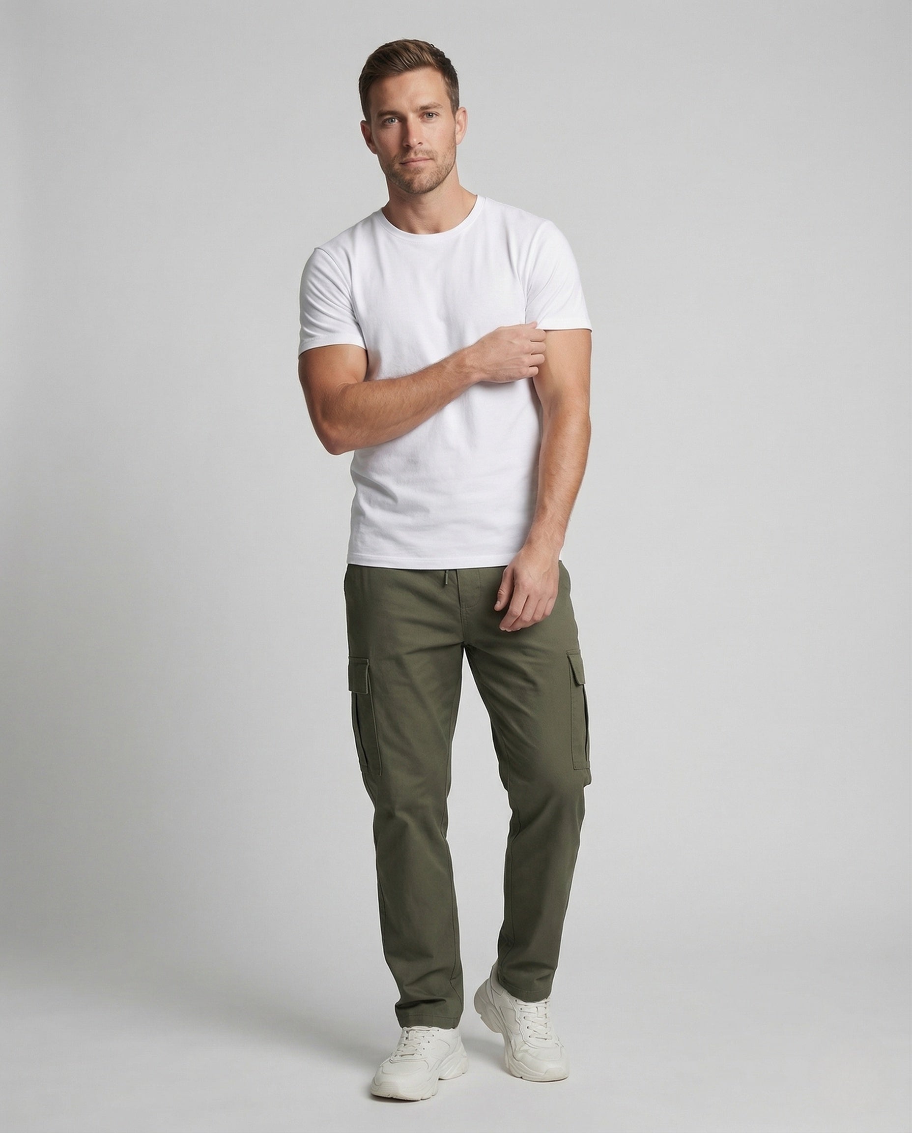 Herren Cargo Hose mit Tunnelzug und lockerem Sitz - Eveloria