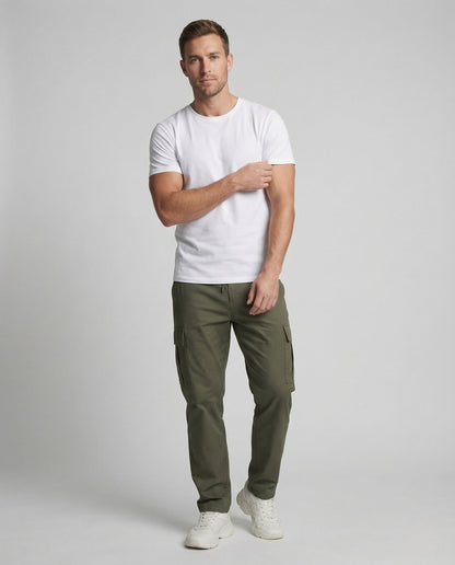 Herren Cargo Hose mit Tunnelzug und lockerem Sitz - Eveloria