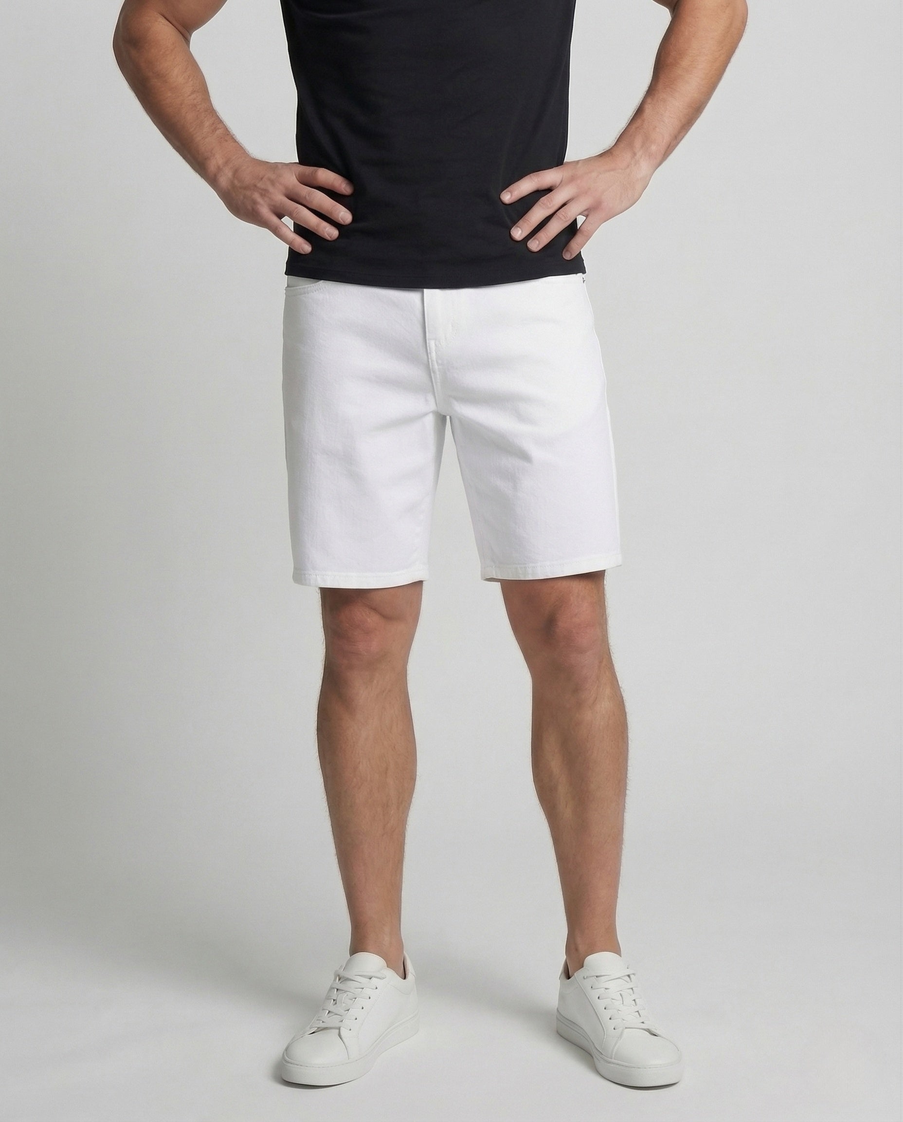 Herren Baggy Bermuda Shorts Denim Weites Bein - Eveloria