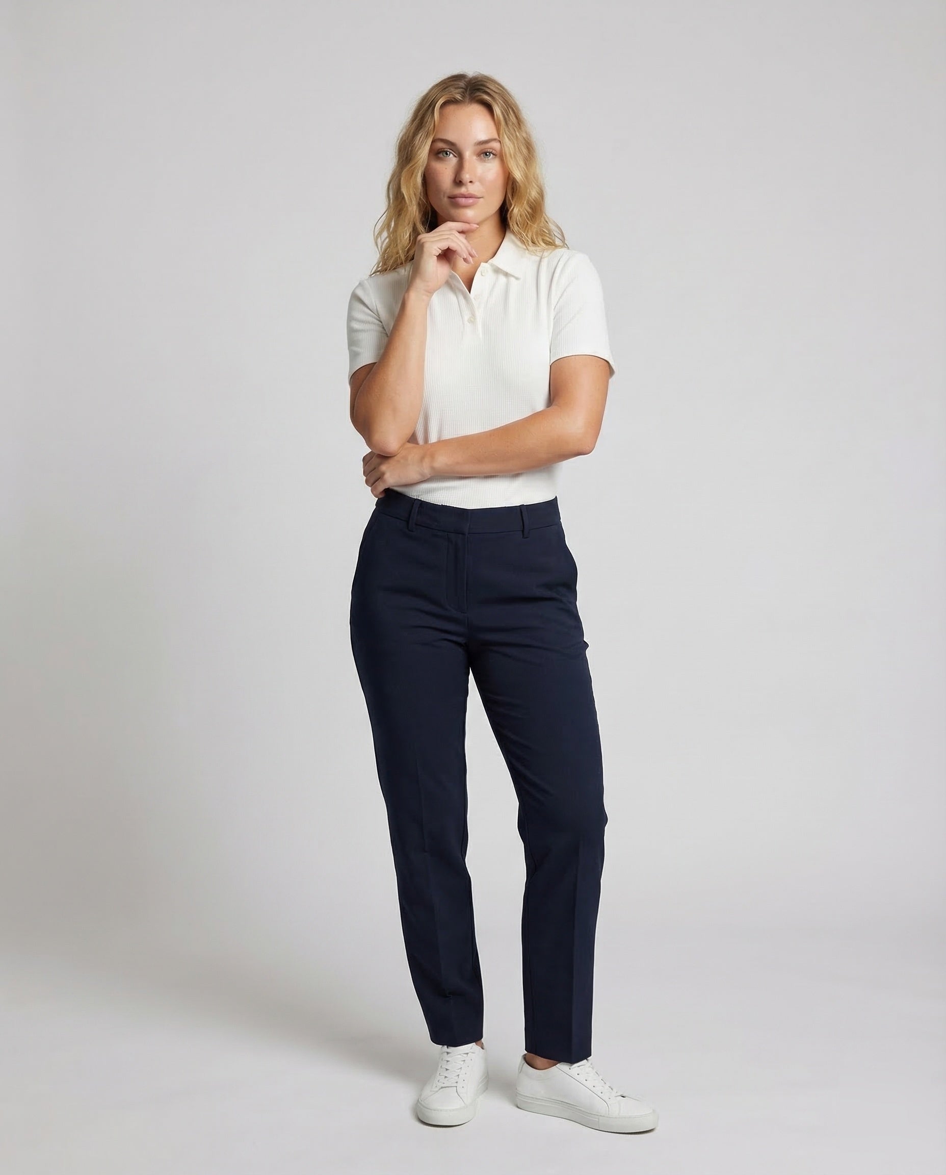 Unisex Poloshirt Feinripp Baumwollmix Kentkragen - Eveloria