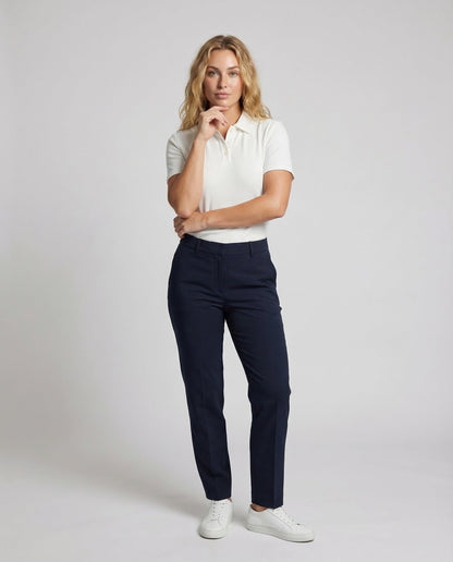 Unisex Poloshirt Feinripp Baumwollmix Kentkragen - Eveloria