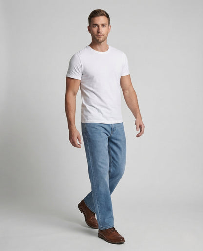 Damen Baggy Jeans Weite Bein Tiefer Schritt - Eveloria
