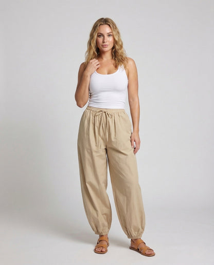 Damen Croptop Haremshose Set - Eveloria