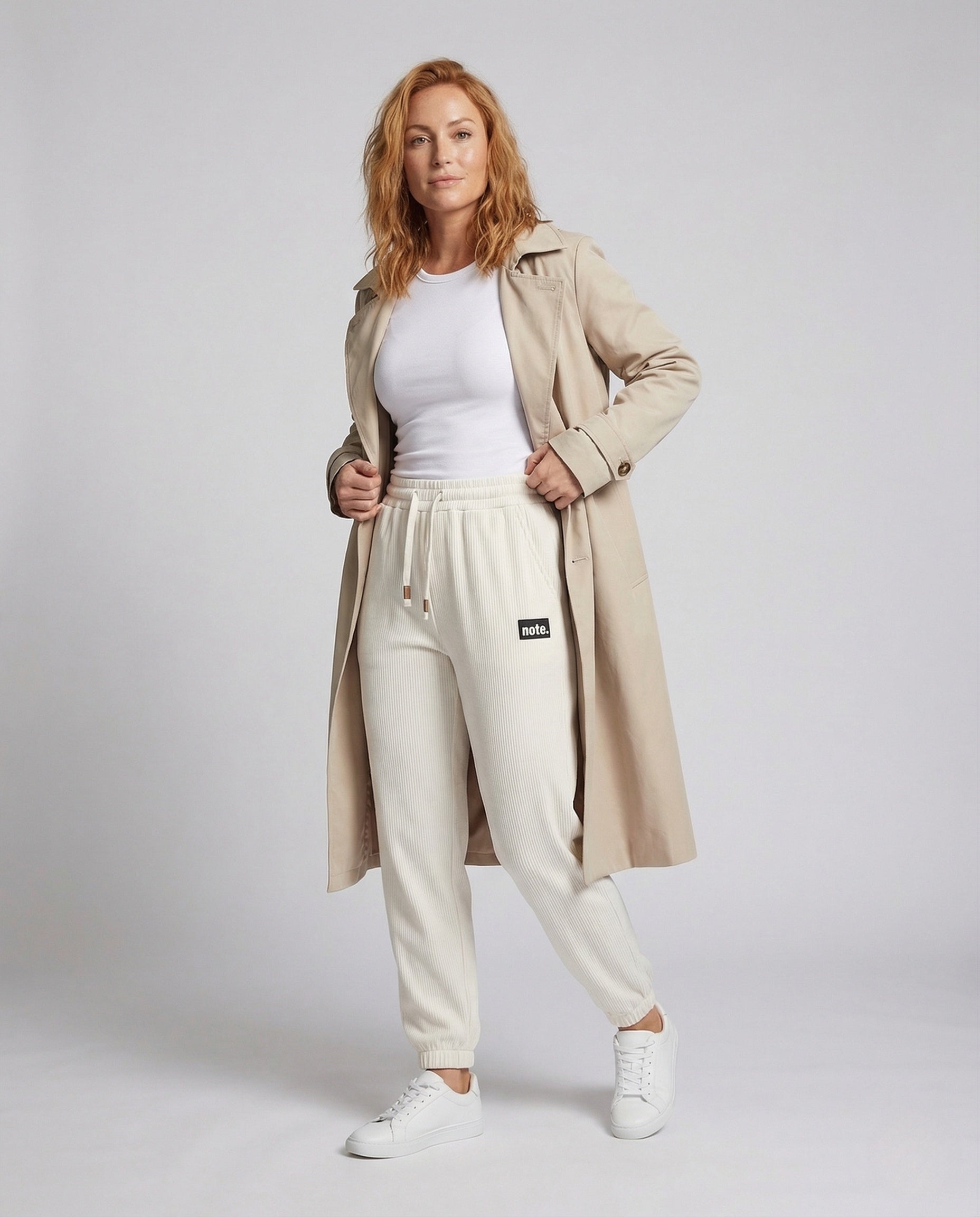 Damen Jogginghose mit Ripp und Tunnelzug - Eveloria