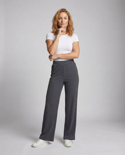 Damen Strickhose High Waist Ripp - Eveloria